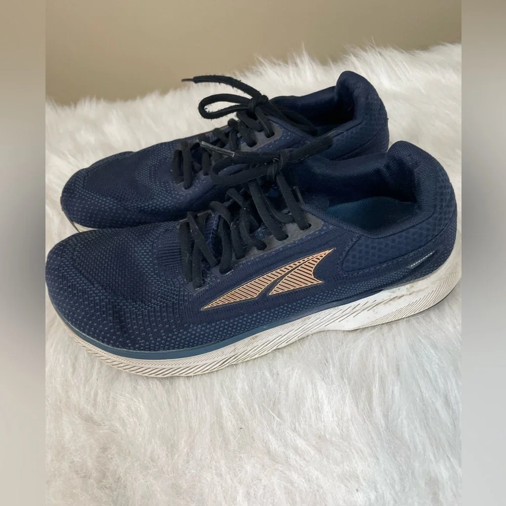 Navy Blue Athletic Sneakers